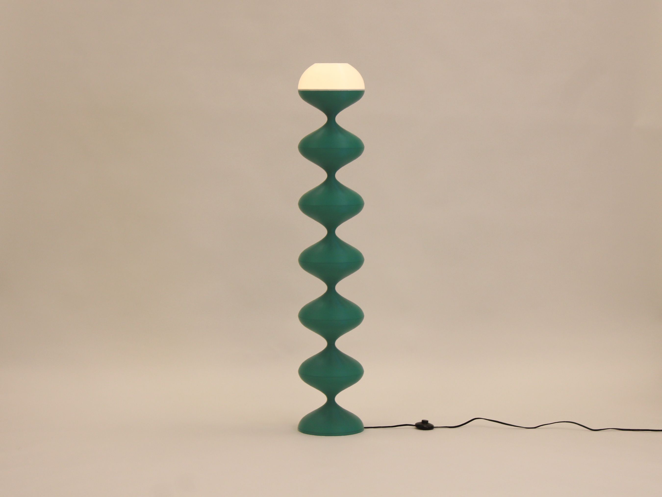 Green Squiggle Lamp